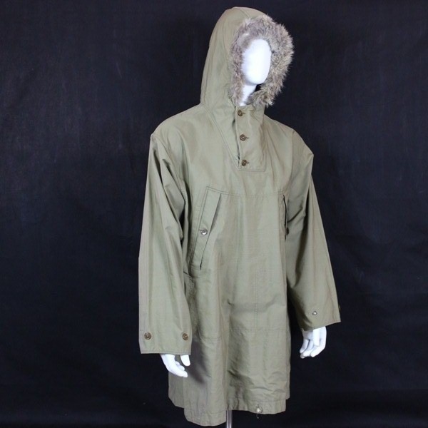 10th Mountain Division M1941 snow camouflage reversible parka w/ fur trimmed hood