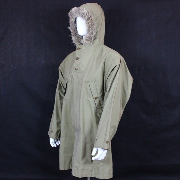 10th Mountain Division M1941 snow camouflage reversible parka w/ fur trimmed hood