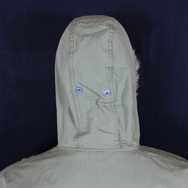 10th Mountain Division M1941 snow camouflage reversible parka w/ fur trimmed hood