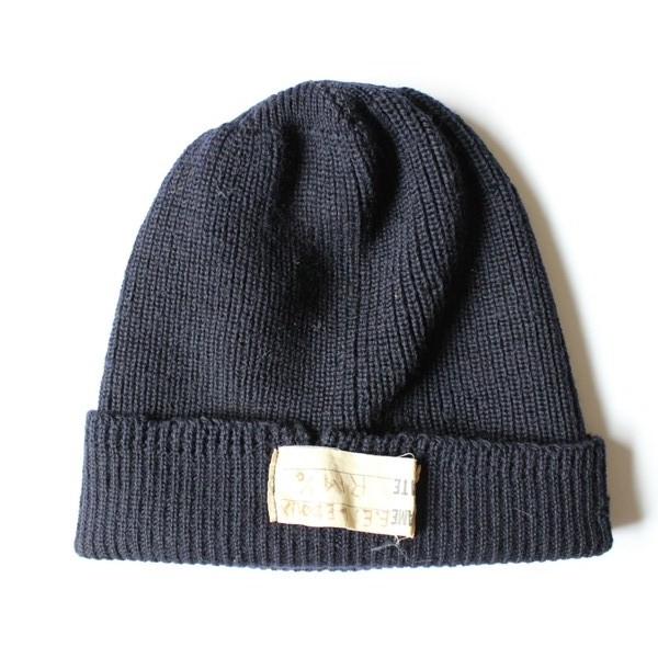 44th Collectors Avenue - US Navy dark blue knitted wool watch cap - ID ...