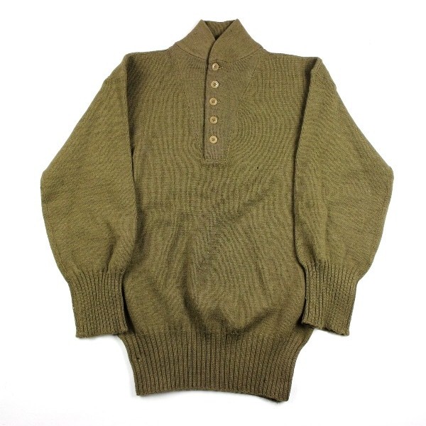 44th Collectors Avenue - V Neck OD Wool sleeveless sweater - US Army ...