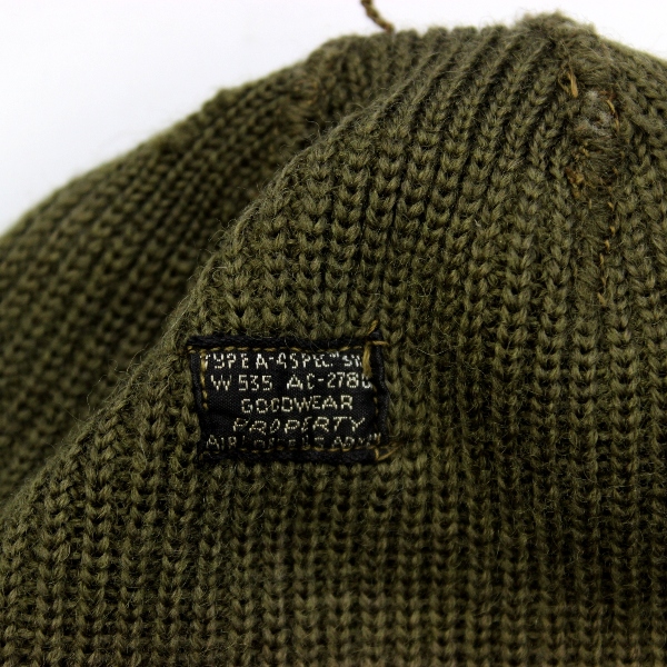 44th Collectors Avenue - Scarce USAAF / Airborne wool knit cap type A4