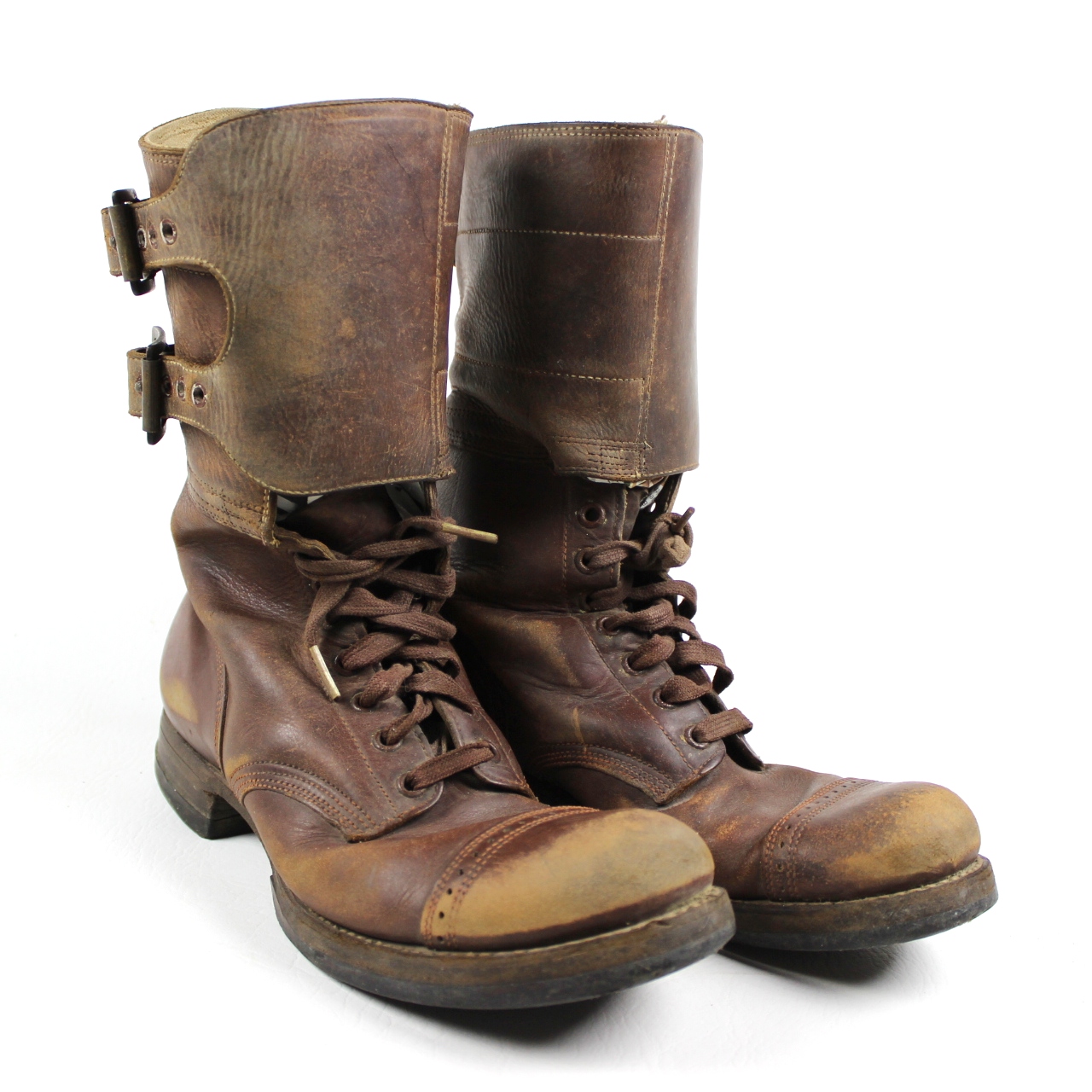 44th Collectors Avenue - Early M43 double buckle boots w/ toe cap - 8 1/2 E
